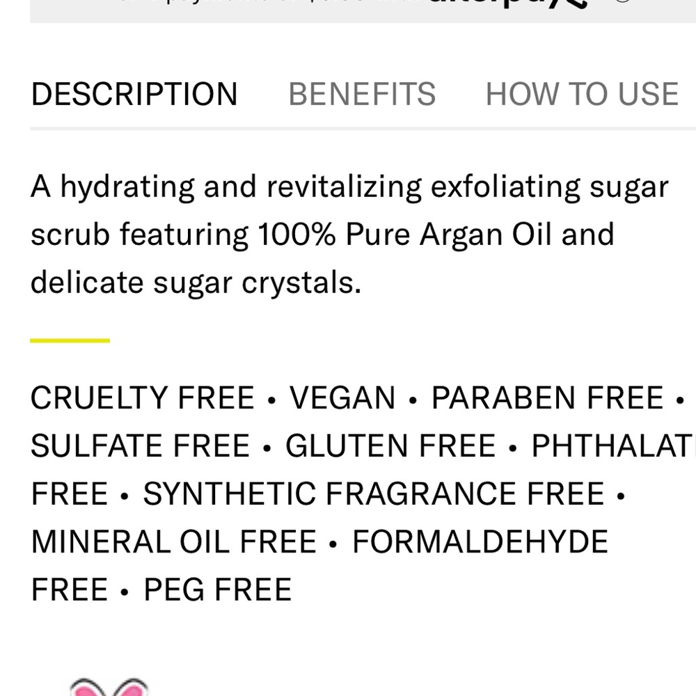 NEW 🍊Josie Maran argan sugar balm body scrub - Picture 7 of 8